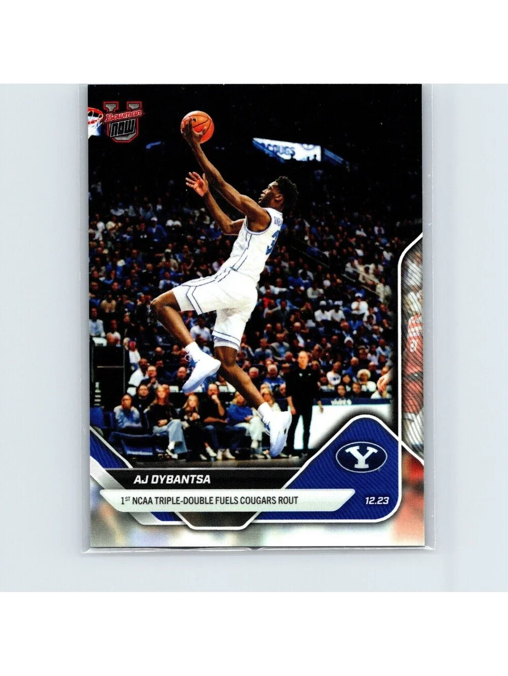 2025-26 Bowman U Now - AJ Dybantsa #39 - 1st NCAA Triple Double